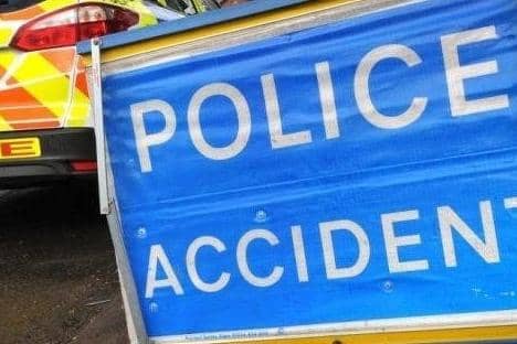 Police say a motorcyclist has been injured in a crash which partially blocked the A5 near Towcester on Tuesday morning