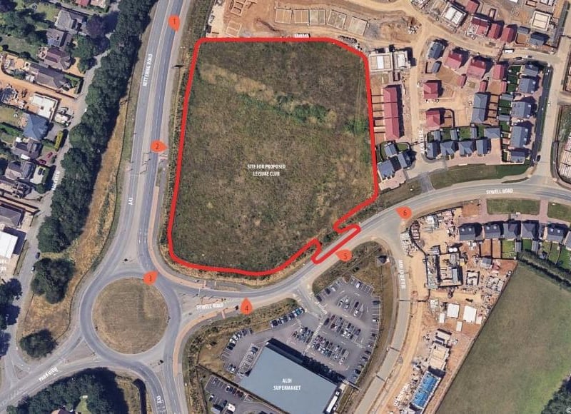 Plans have recently been submitted to build a David Lloyd leisure club on land just off the A43 in Overstone Leys, opposite Aldi (pictured).