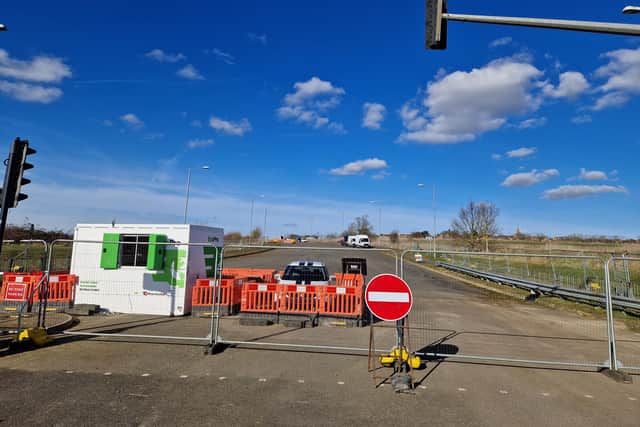 Works begin on the long-awaited Sandy Lane Relief Road in Northampton, as construction progresses to link the northern and southern sections of the road.