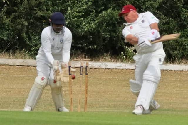 Action from Isham's NCL clash with Kettering Town IVs (Picture: Finbarr Carroll)