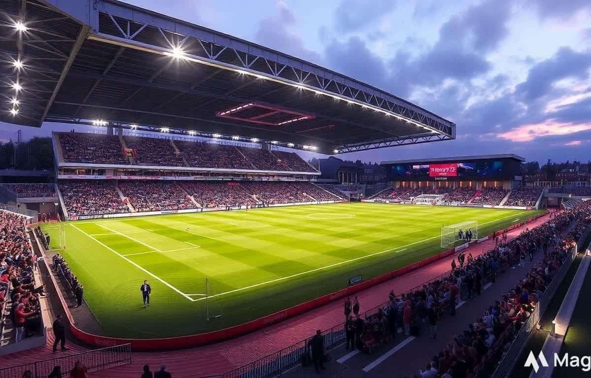 Sixfields Map How AI thinks Northampton Town's Sixfields Stadium could evolve in ...