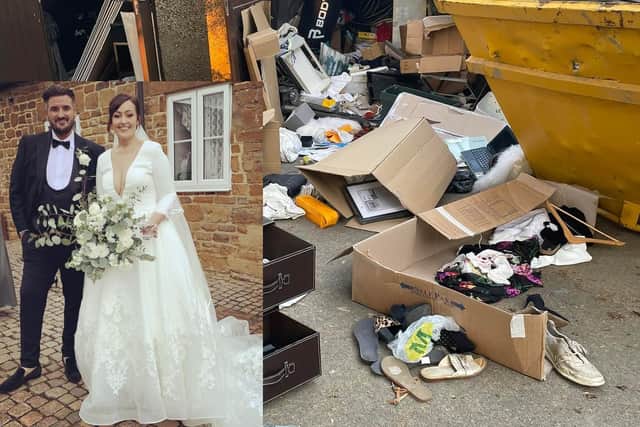 Richard and Lisa's home was ransacked