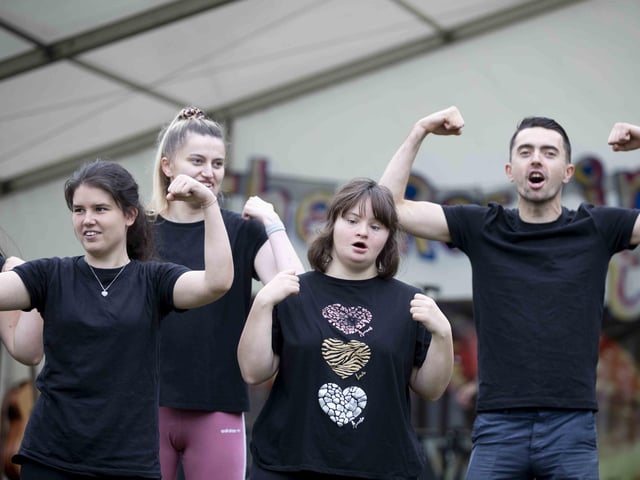 Although it is a music festival run with and for disabled individuals, it was open for all to enjoy.