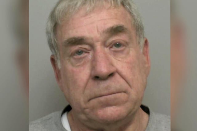 STEPHEN BAKER
The 73-year-old was sentenced to a total 15 years in January for multiple child sex offences and voyeurism.
Baker, of Cromford Road, Langley Mill, Nottingham, pleaded guilty at Northampton Crown Court to two counts of voyeurism, two counts of sexually assaulting a child, two counts of inciting a child to engage in sexual activity and three counts of making indecent photographs of children. Paul Prior, prosecuting, said that 1,194 images were of the same child who had been sexually assaulted.