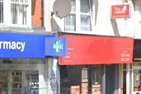 The takeaway in Alexandra Terrace, Kingsthorpe was rated two on October 23.