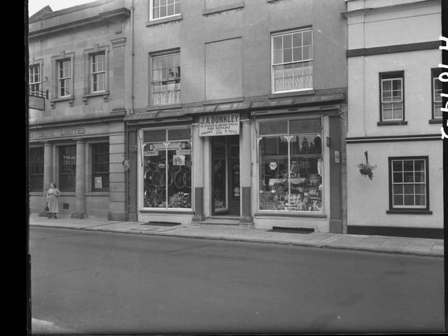 Dunkley's cycle shop, September 21, 1959