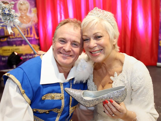Launch of Cinderella panto at Royal & Derngate in 2015 with Bobby Davro and Denise Welch.