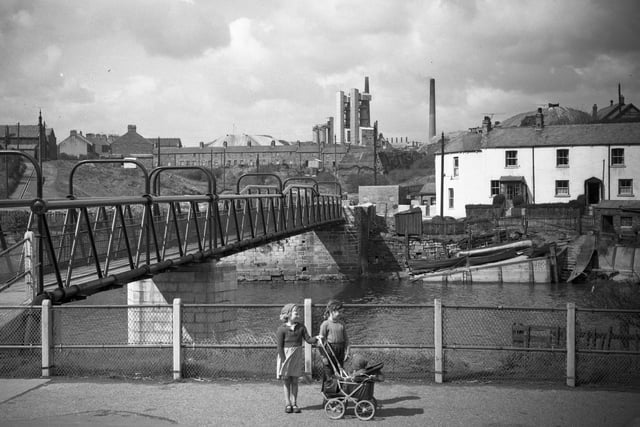 The bridge which links Cox Green with Barmston. Has this scene changed much?