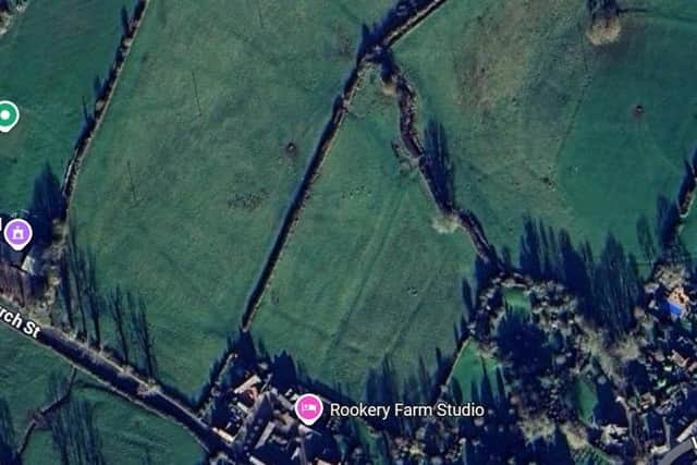 The incident occurred shortly after 7am on Thursday, October 9, in a field off Church Street, Silverstone (PICTURED).