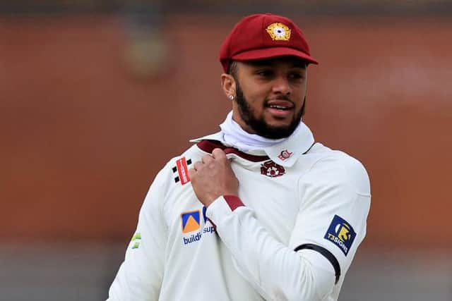 Northamptonshire's Emilio Gay
