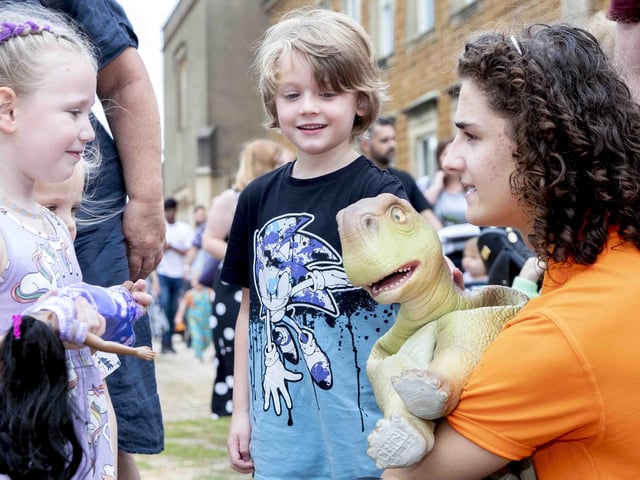 Families had tons of fun at Delapre Abbey