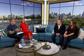 John and Claire Croucher speaking to Ben Shephard and Cat Deeley on ITV's This Morning programme
