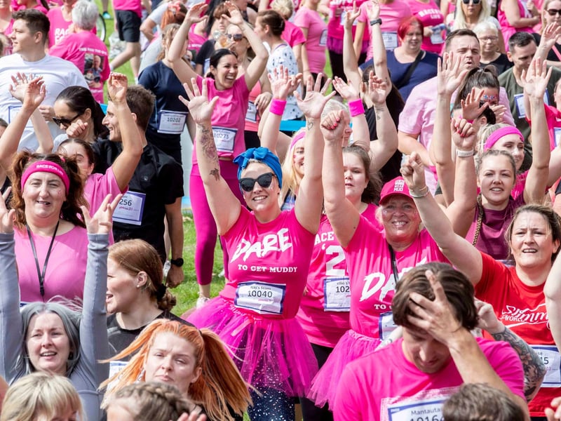 Pretty Muddy events took place in Abington Park on Saturday July 29, 2023.