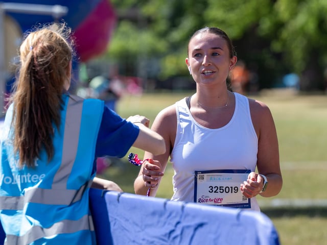 Runners taking part in the Race For Life at Abington Park in Northampton on Sunday, July, 12, 20026. Photo by David Jackson.