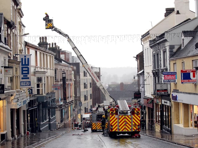 2012 - Aftermath of Fat Cat fire, Bridge Street.