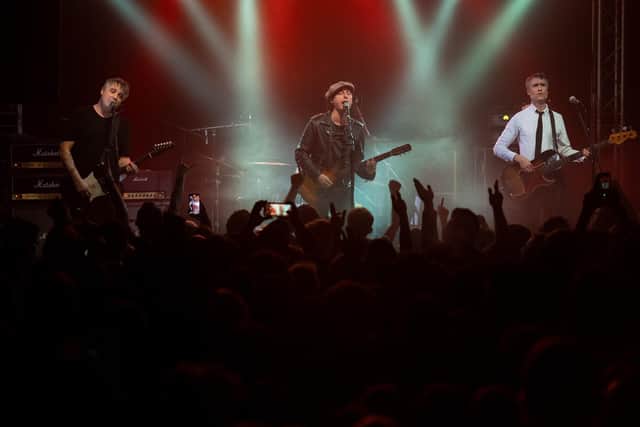 The Libertines on stage at MK11 in Milton Keynes on Thursday, January 26, 2024. Photo by David Jackson.