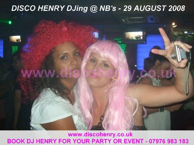 Nostalgic pictures from a night out at NB's