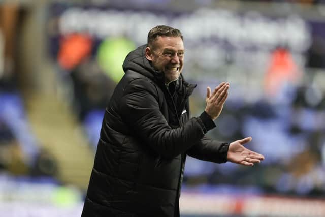Kevin Nolan encourages his team during the game on Boxing Day.