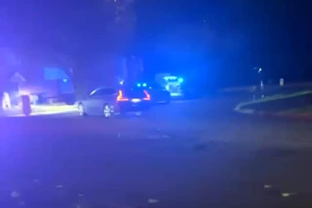 Pictures from the scene.