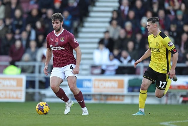 It's two months since he last started but he slotted straight back in here and immediately made a notable difference. Provides a sense of calmness and security in the middle and always seems to be in the right place to snuff out danger. His work at the base of midfield laid the platform for Cobblers to dominate the second half... 8