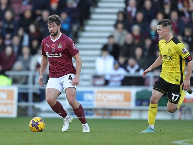 It's two months since he last started but he slotted straight back in here and immediately made a notable difference. Provides a sense of calmness and security in the middle and always seems to be in the right place to snuff out danger. His work at the base of midfield laid the platform for Cobblers to dominate the second half... 8