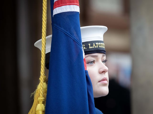 A parade and service took place in Northampton on Sunday November 9, as the town paid its respects to those who served, or continue to serve, the country.