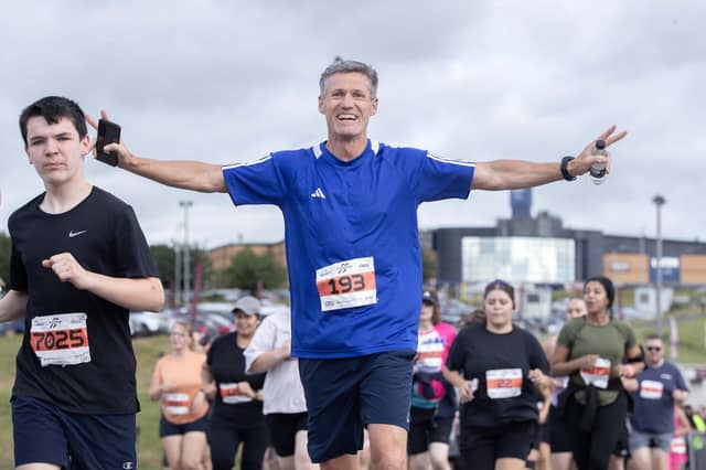 Hundreds of runners took part in the event on Sunday May 31, which started and ended at Sixfields Stadium.