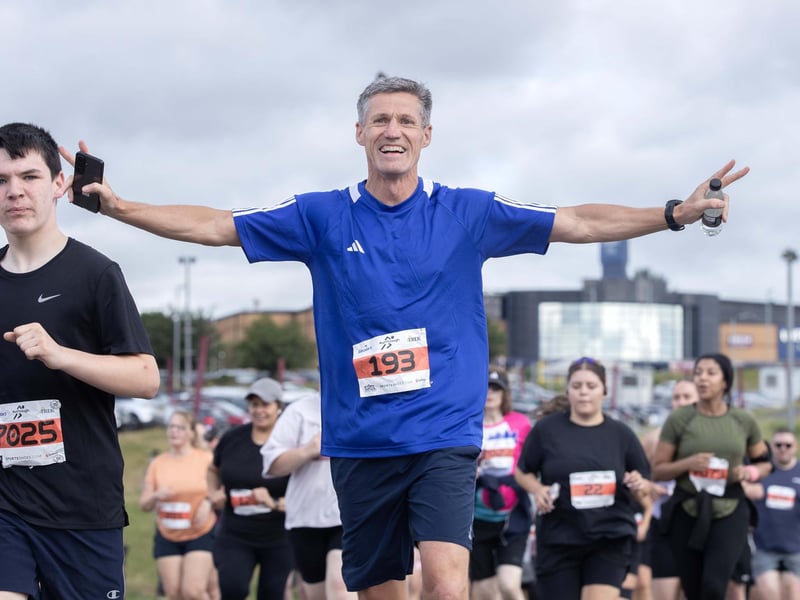 Hundreds of runners took part in the event on Sunday May 31, which started and ended at Sixfields Stadium.