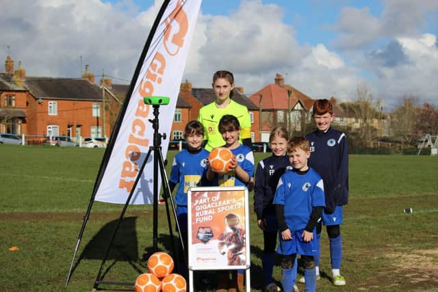 A sporting chance: young players from Deanshanger Colts & Girls FC