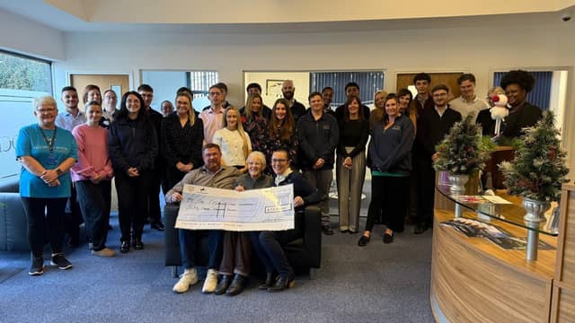 A group of TMDF’s volunteers, staff and clients met with OCM earlier this month, where they were presented with a cheque celebrating this significant donation.