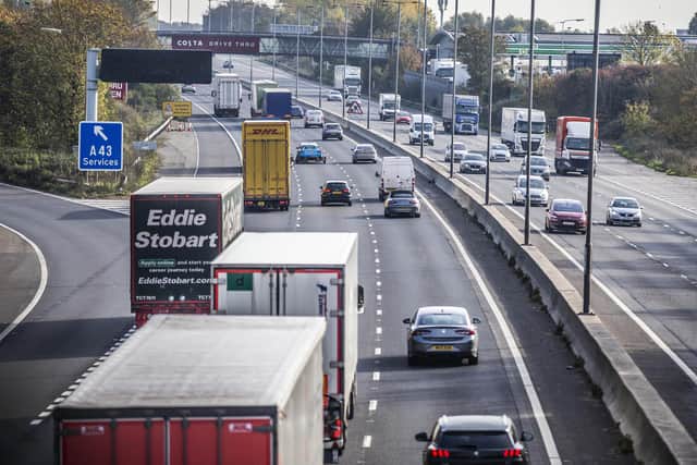 Overnight closures on the M1 through Northamptonshire could cause delays for drivers