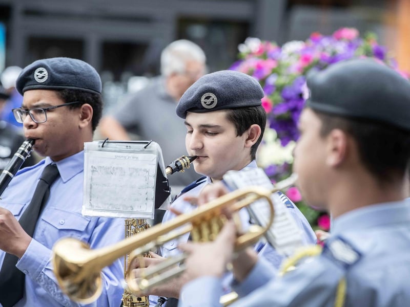 The Armed Forces Day celebrations in Northampton town centre held on Saturday (June 29) included entertainment and interviews with military personnel.