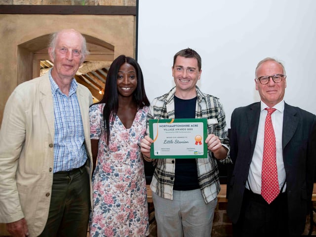 Little Stanion took bronze in the village award.