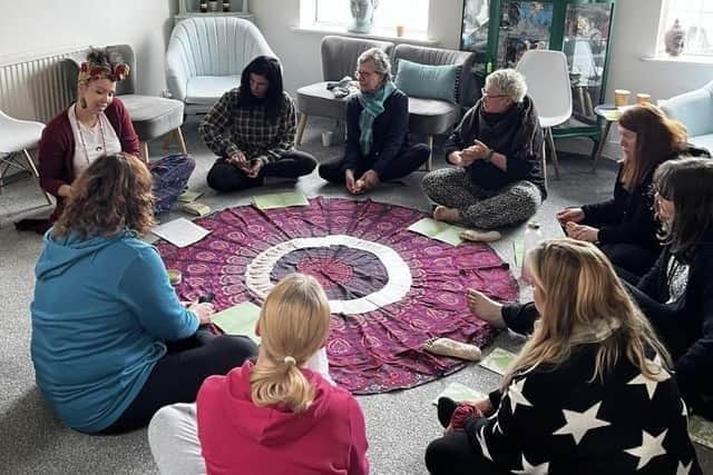 The business offers varying yoga practices, reflexology, meditation circles, sound baths and classes for older individuals to keep them strong and balanced.