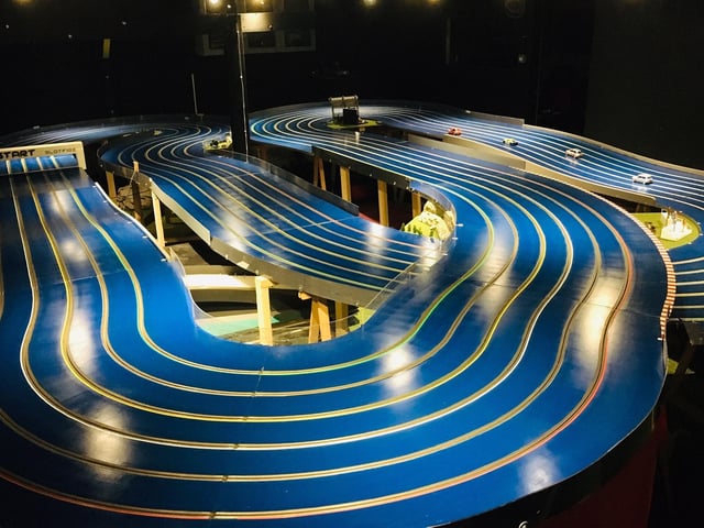 The entertainment venue and racetrack is located in Staverton.