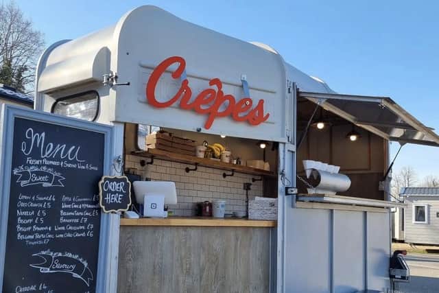 The Courtyard Creperie is one of the top eight best looking food trailers in the UK after making a national shortlist at the British Street Food Awards.