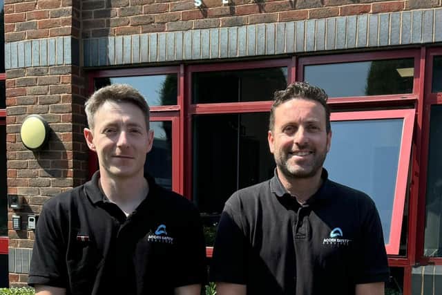 Darren Manning and Adam Midson, fire and legionella risk assessors