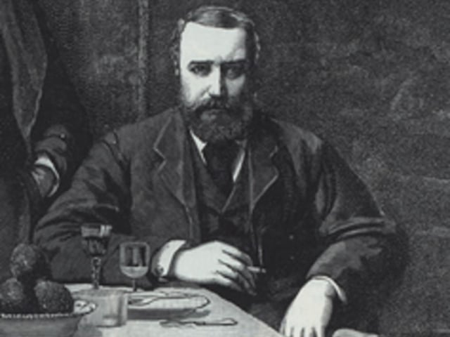 Victorian author James Rice (1843-1882) was born in Northampton and is best-known for his collaborations with Sir Walter Besant, with whom he wrote a series of popular adventure novels including Ready-money Mortiboy (1872), and The Golden Butterfly (1876).