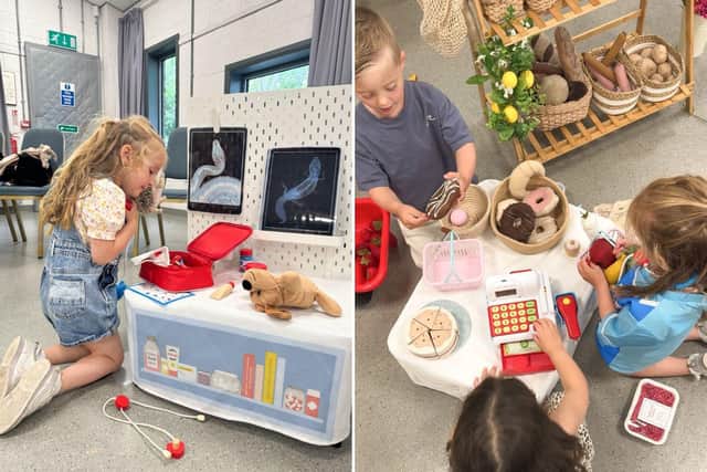 The Little Play Pantry, which offers thoughtfully curated, role play based sessions which encourage imagination, learning and confidence, was founded by Hannah Woods.