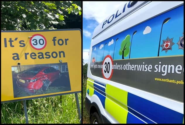 Northamptonshire Police visit around 170 locations across the county to enforce speed limits and other driving offences, including not wearing seat belts and using a phone