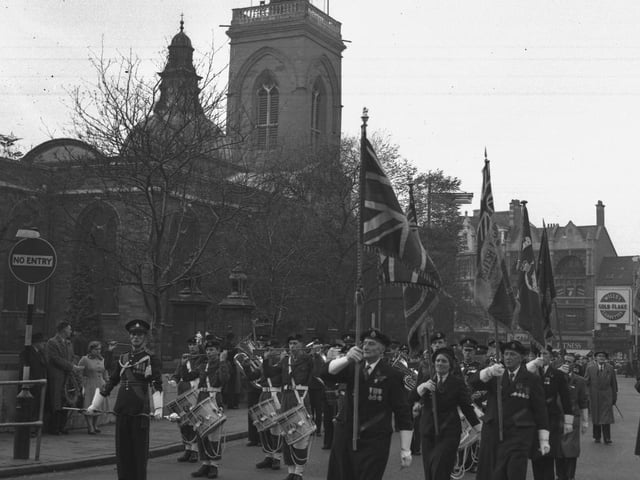 Remembrance service at All Saints Church Northampton