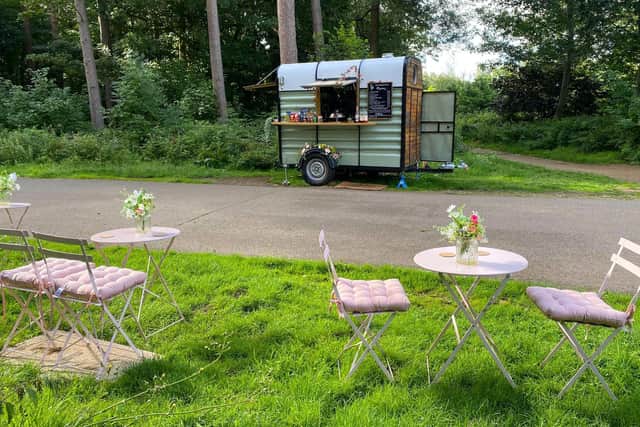 There is even seating for customers to make the most of when they purchase something from The Paddock Pantry.