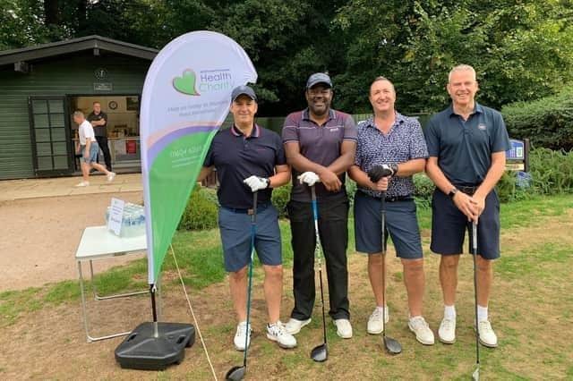 Northamptonshire Health Charity's annual golf day raised £6,601 this year.