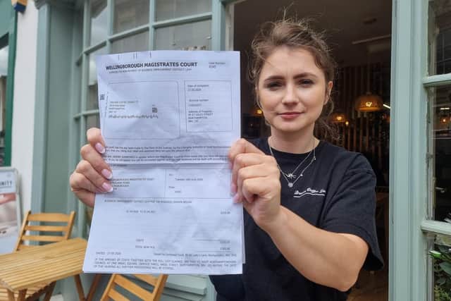Mariola Fuller, owner of Dreams Cafe in St Giles Street, is being taken to court by West Northants Council after refusing to pay a mandatory £238 Northampton BID levy.