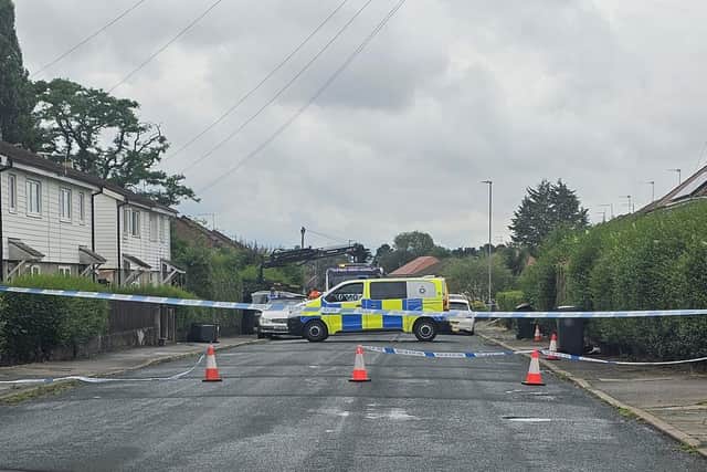The second cordon in Fullingdale Road