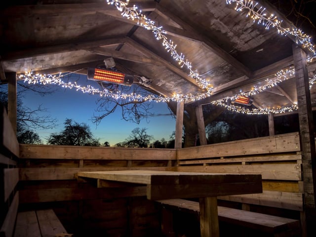 Take a look around the winter light trail, which is now open and will be until December 31.