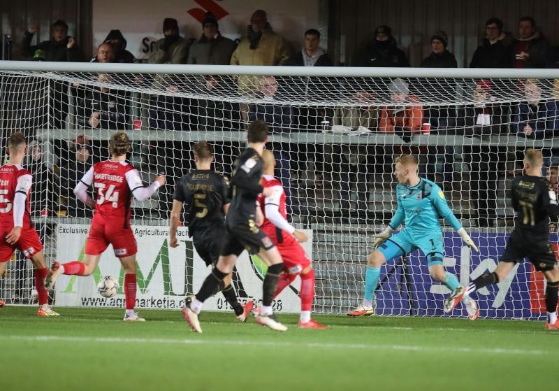 December 7th, 2021, League Two - Exeter 1 (Amond) Northampton 2 (Sowerby, Pinnock)