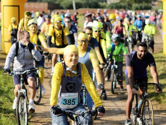 2014 - Cycle for Cynthia event at Lamport Hall to raise money for Cynthia Spencer Hospice.