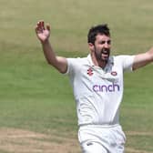 Ben Sanderson claimed one for 33 from 19 tight overs for Northants at Somerset