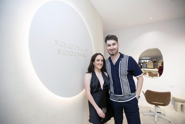 Ellis and Mickey McMahon, the owners and founders of McMahon & Co Hairdressing.